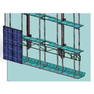 Integrated Climbing Scaffolding System